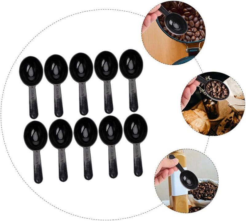 10 Piece Plastic Measuring Spoon Set For Coffee Sugar Tea And Seasonings Kitchen Essential - Image 4
